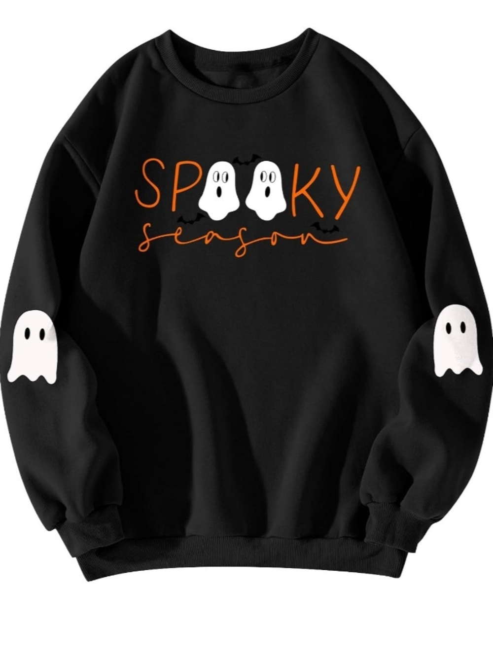 GOFULY Halloween Spooky Season Crewneck Sweatshirt Size 2X NWOT Bust 52.8 In - Picture 3 of 10
